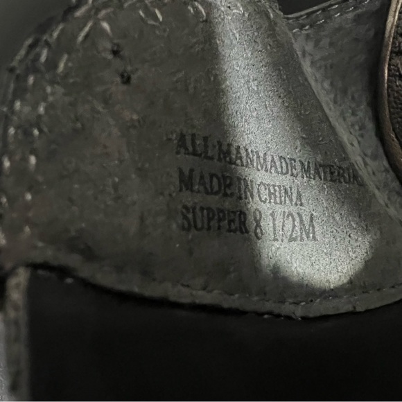 EUC Franco Sarto Metallic Silver and Dark Grey Heels 8.5 - Picture 12 of 15